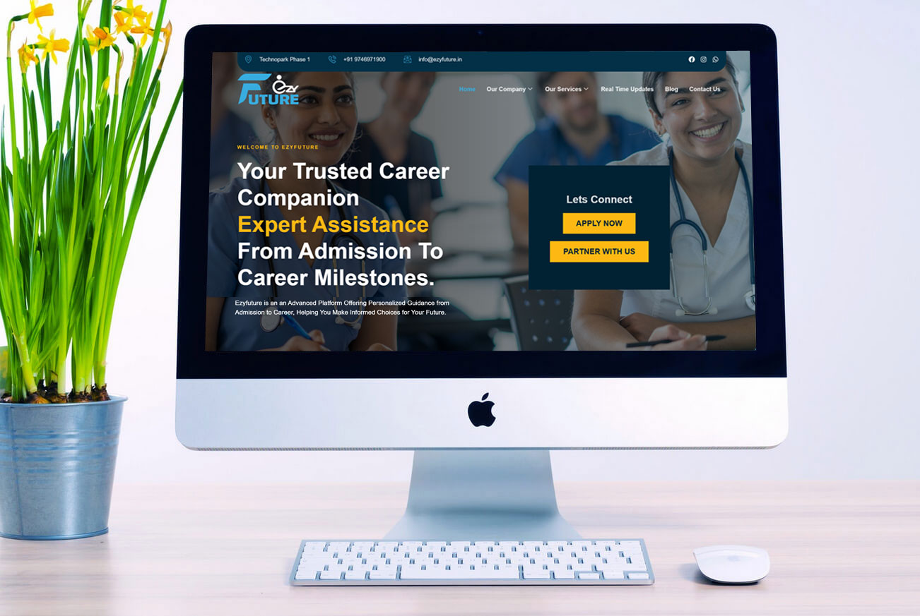 EZYFUTURE Web design company in trivandrum