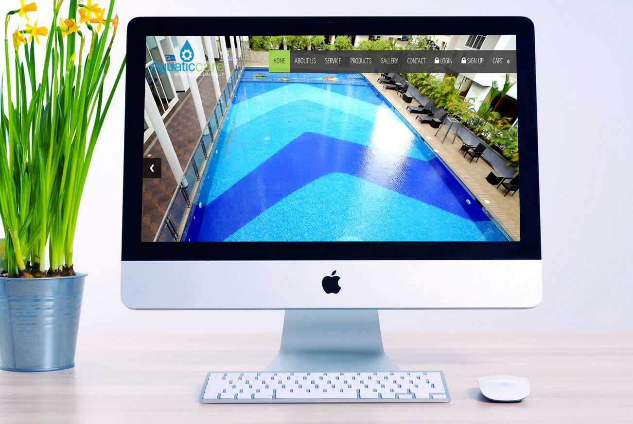 Swimming Pools Business Website Design