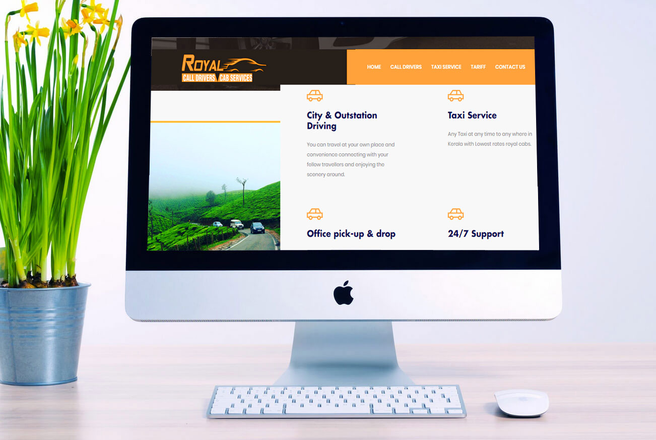 Drivers and Cab Service Business Website Design