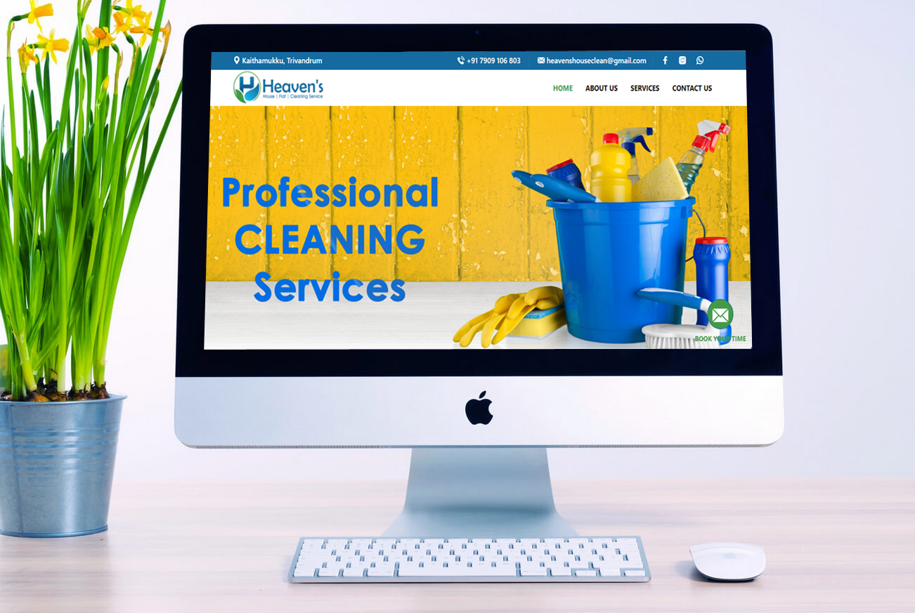 Cleaning Services Business Website Design 