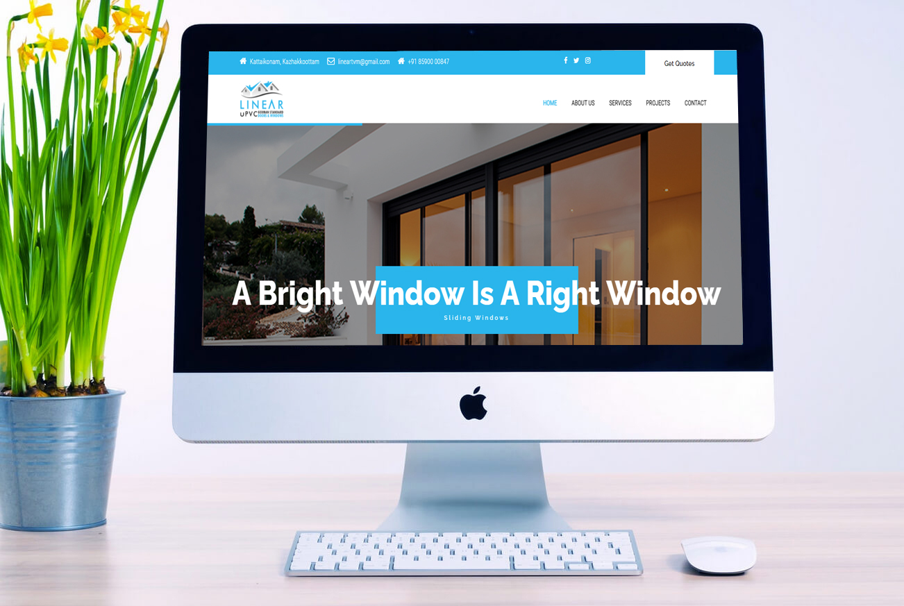 UPVC Windows & Door Business Website Design