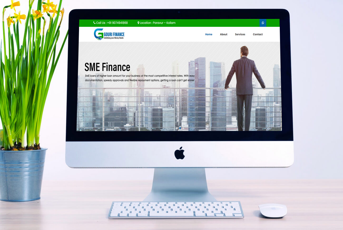 Finance Services Business Website Design
