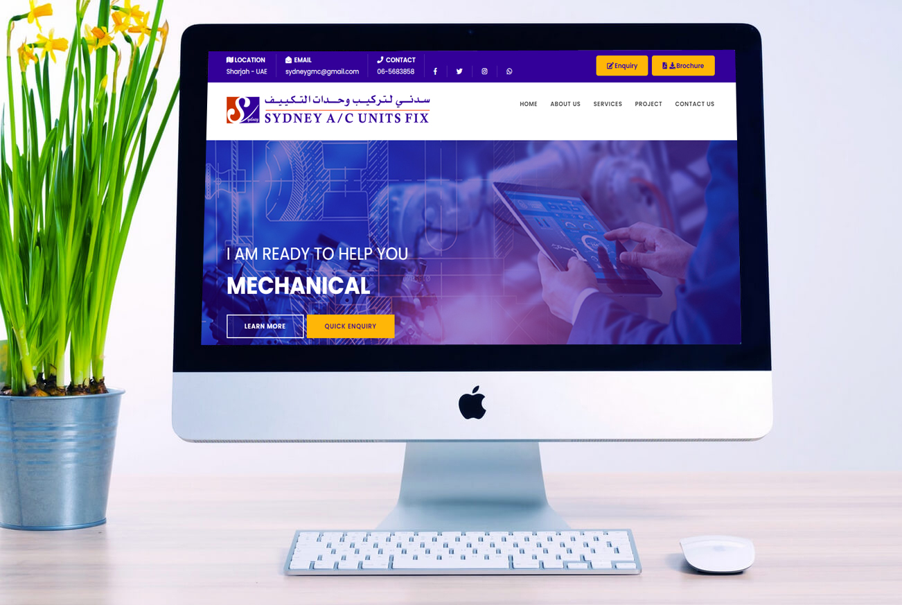 AC UNITS FIX Business Website Design