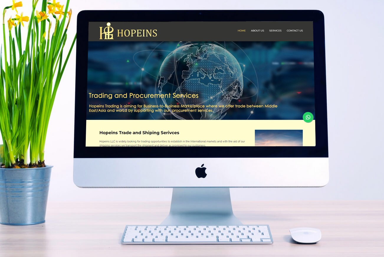 Trade and Shiping Serivces Business Website Design