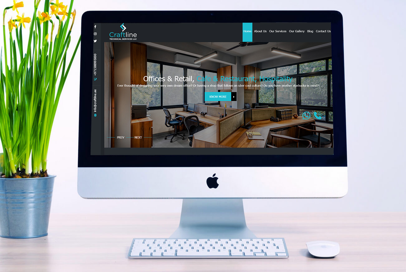 Interior Design Business Website Design