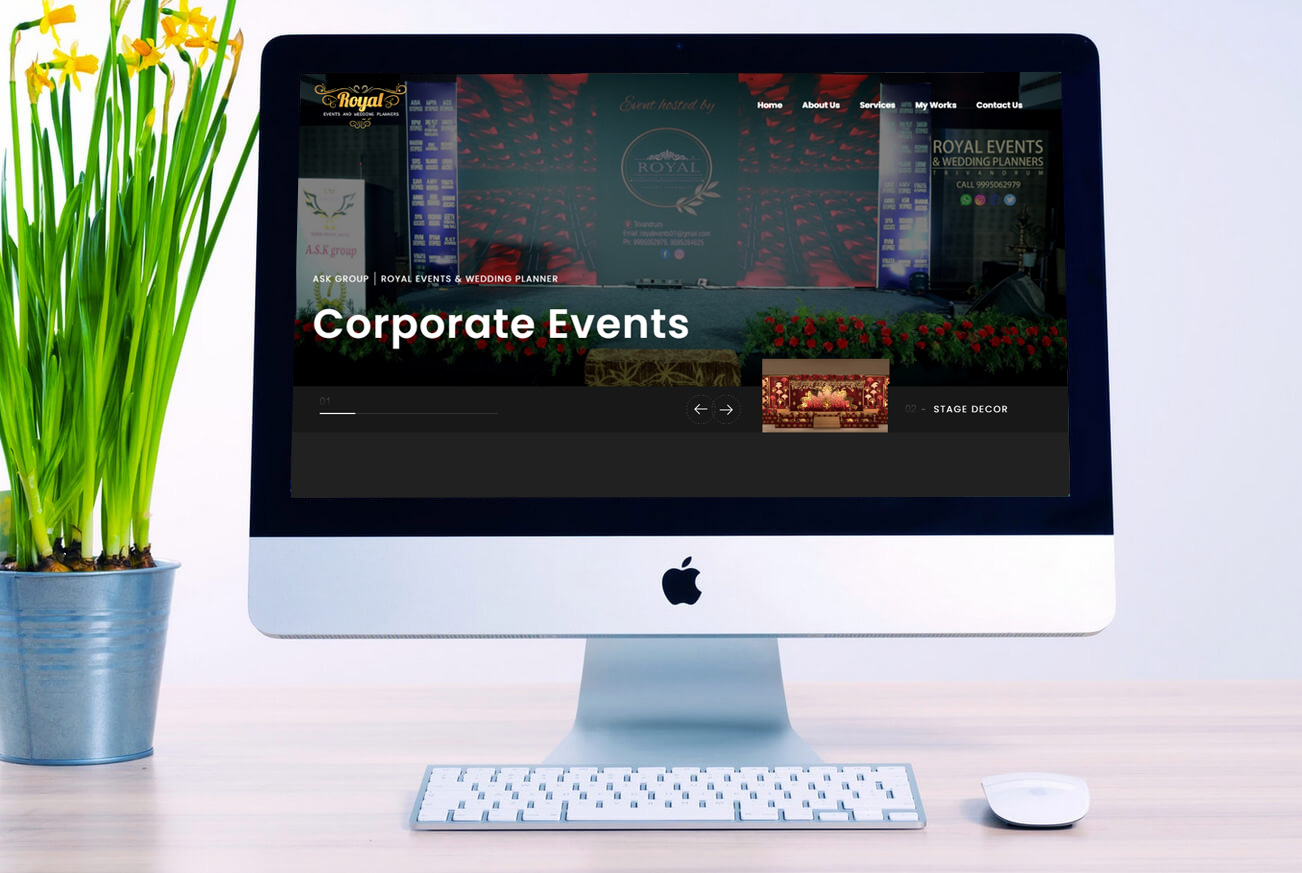 WEDDING PLANNER Business Website Design Service
