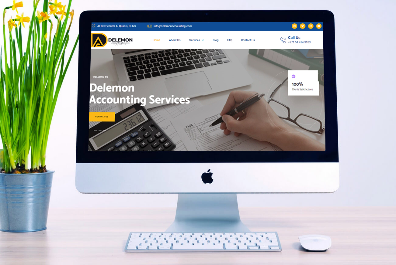 Accounting Services Business Website Design
