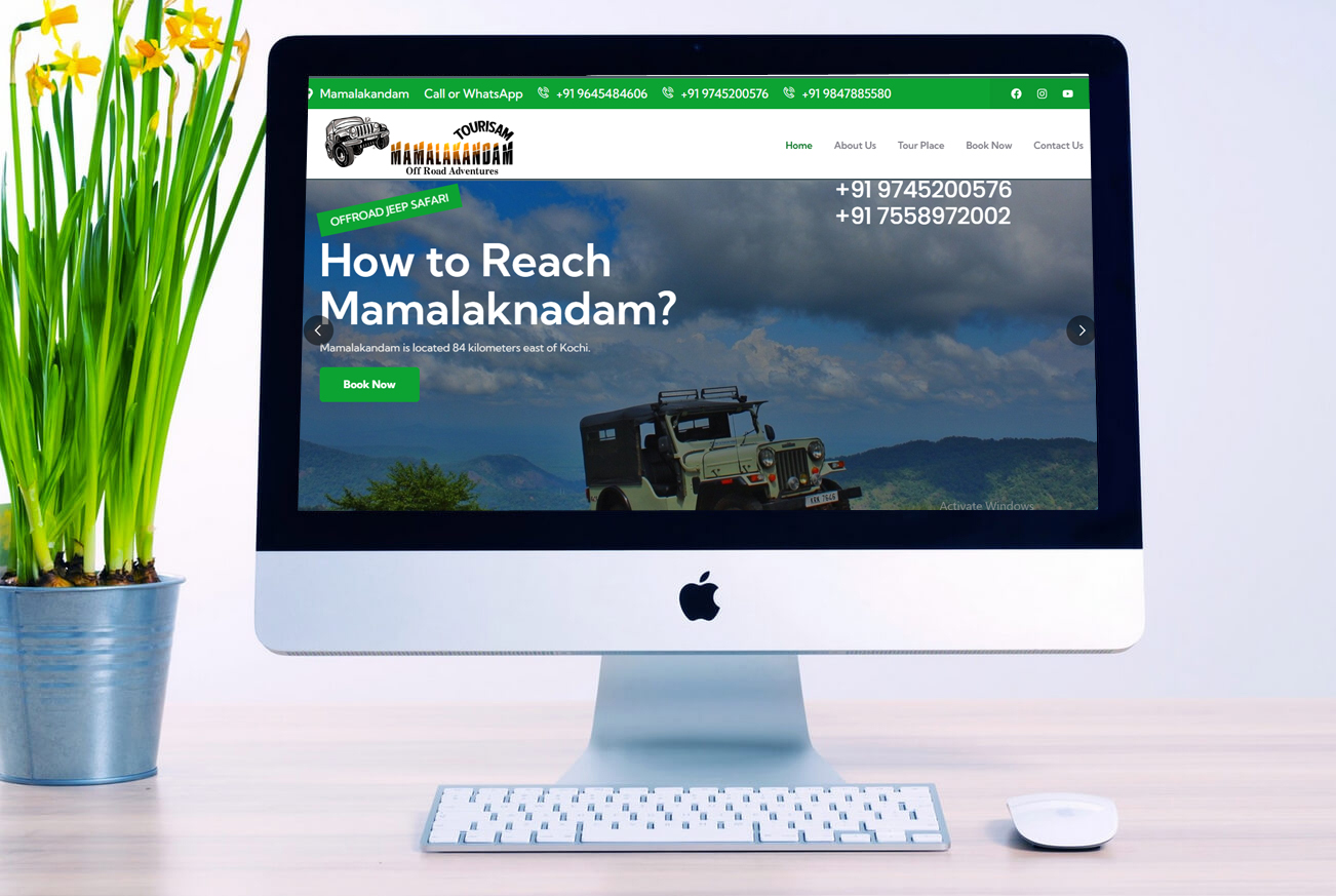 Travel Agency Jeep Safari Business Website Design