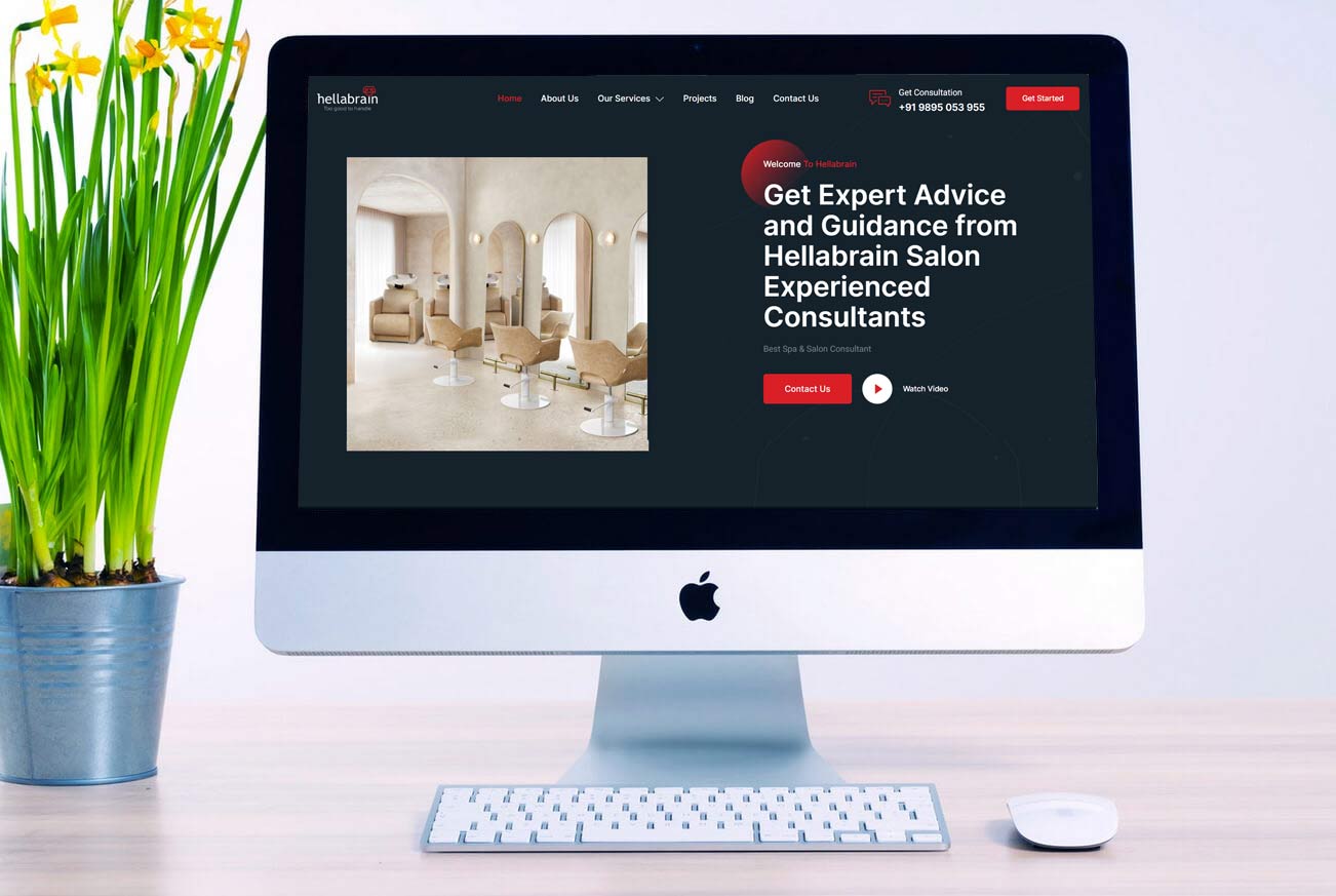 Spa & Salon Consultant Business Website Design