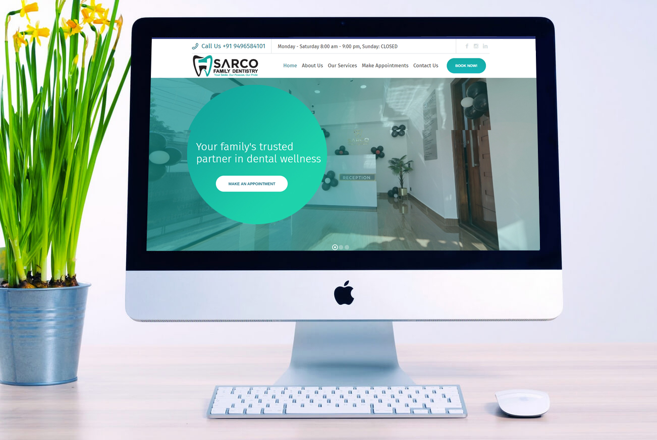 Dentistry Dental Care Business Website Design