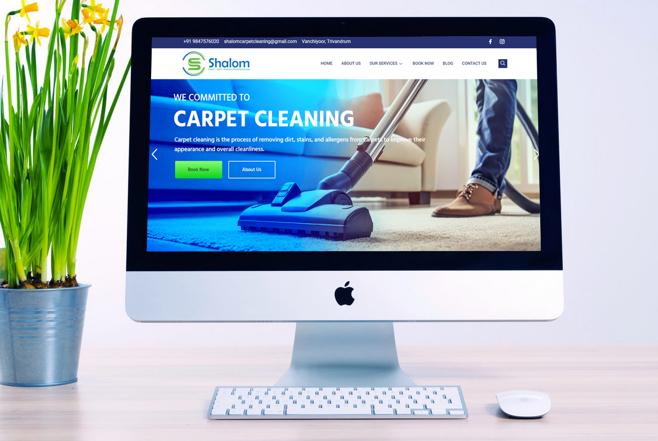 Carpet Cleaning Services Business Website Design
