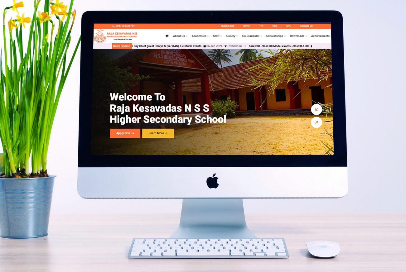 School Business Website Development 