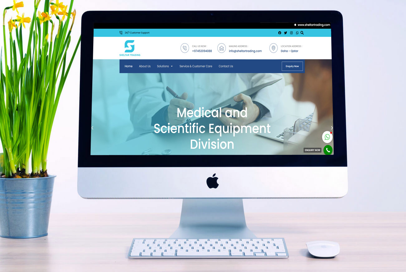 Medical & Scientific World Business Website Design