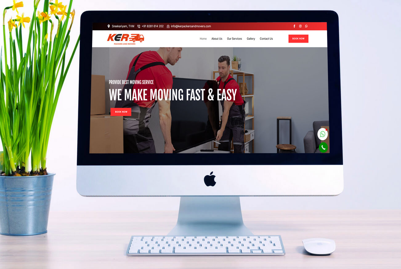 Packers & Movers Business Website Design