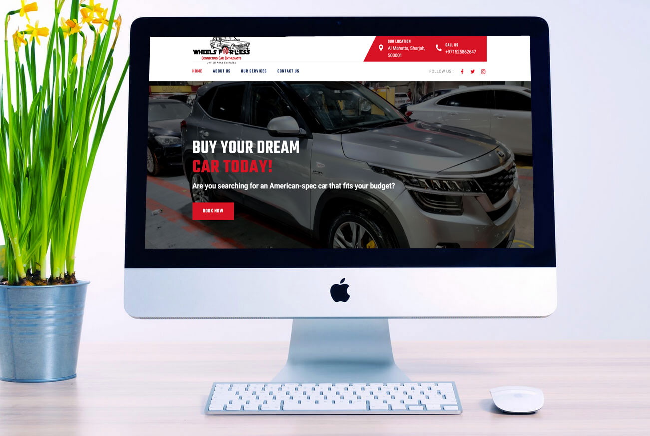 Car Sales Business Website Design