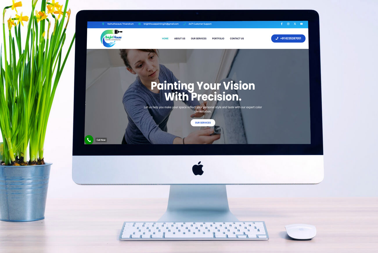 Painting Services Business Website Design