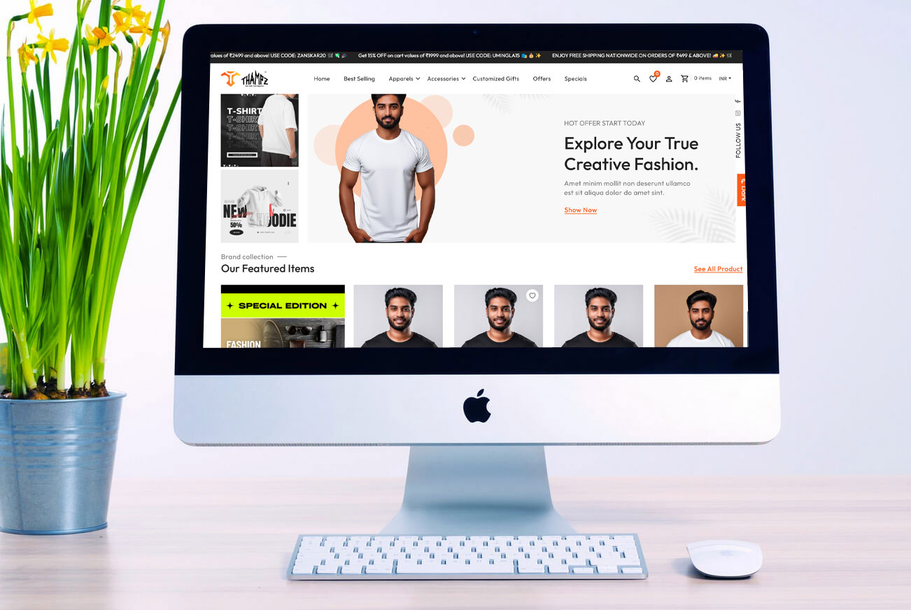 Online Clothing Business Website Design