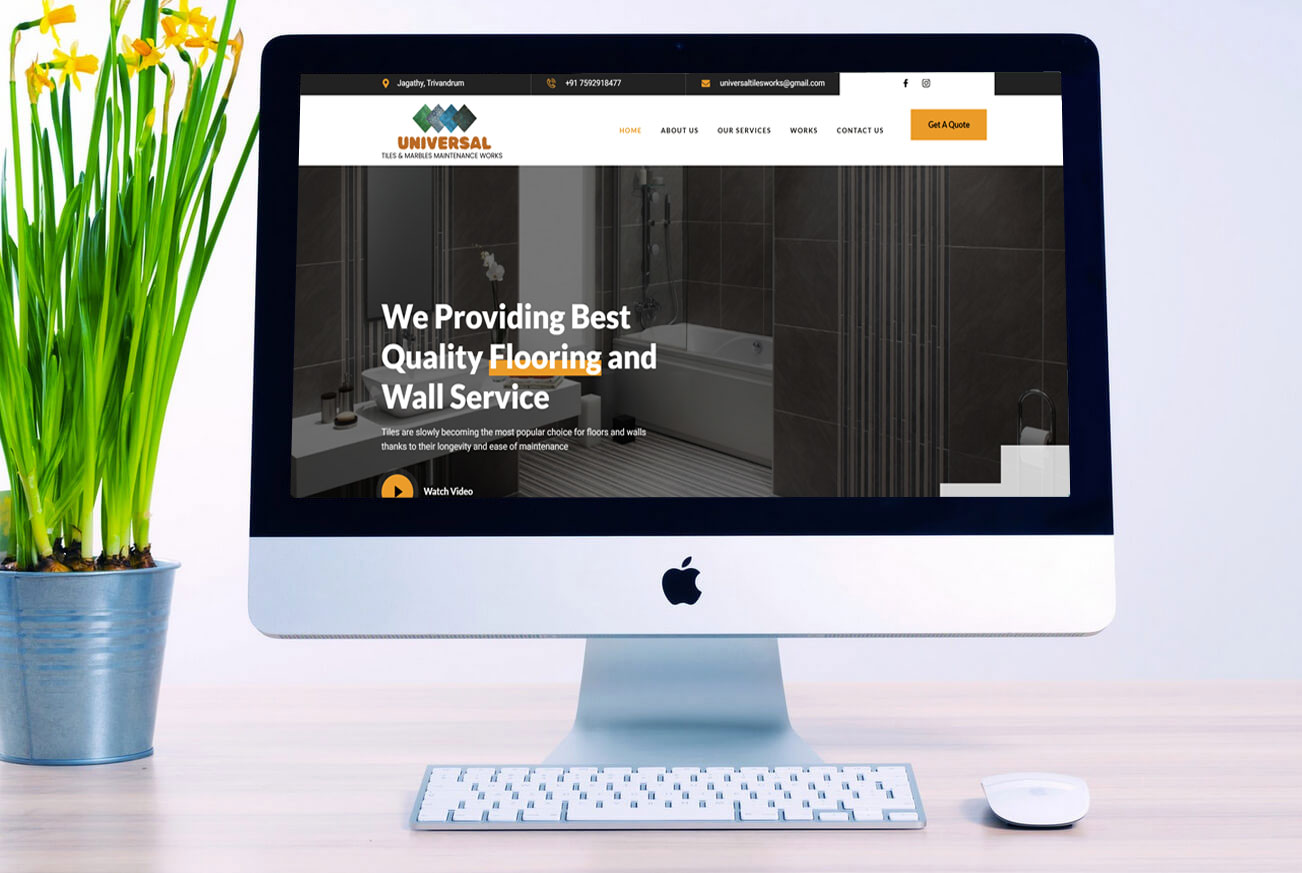 Tiles Works Business Website Design