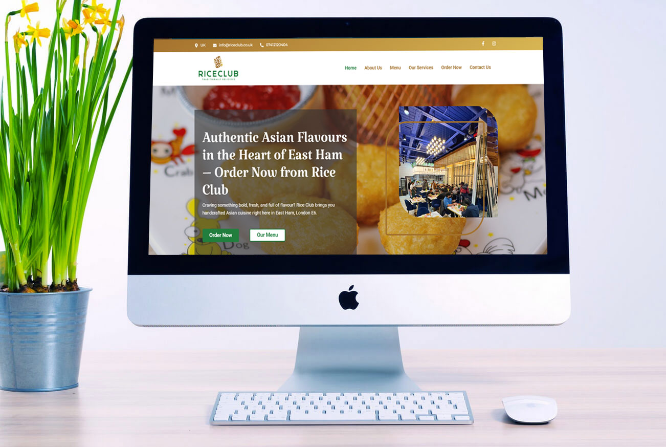 Trusted Healthy Restourant Business Website Design