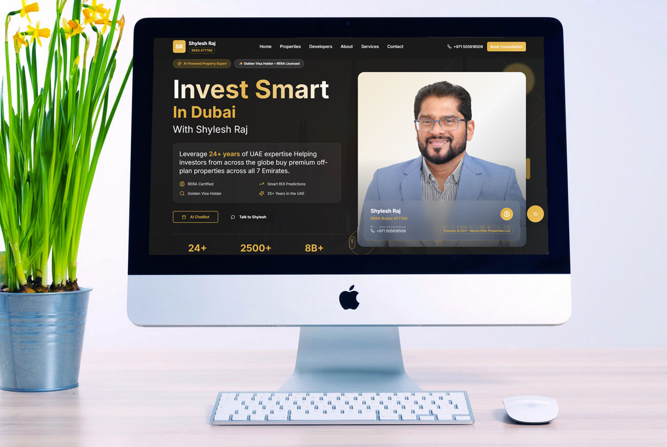 Property Consultant Business Website Design