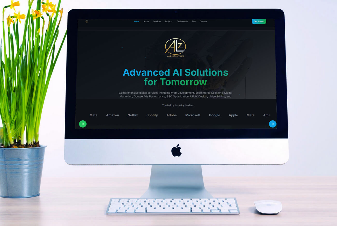 AI Solutions Business Website Design