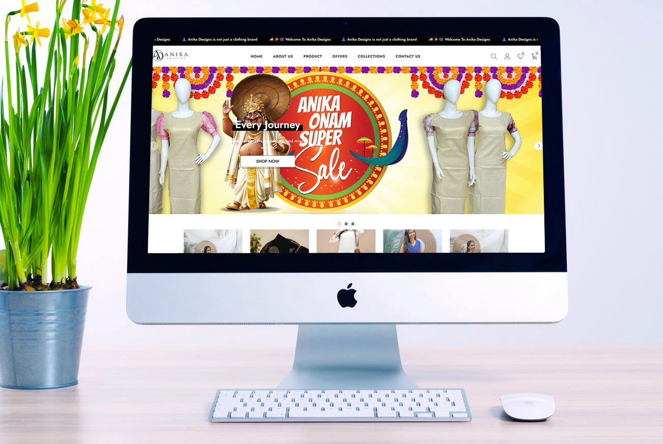 Crafted Designs Business E-Commerce Website Developing