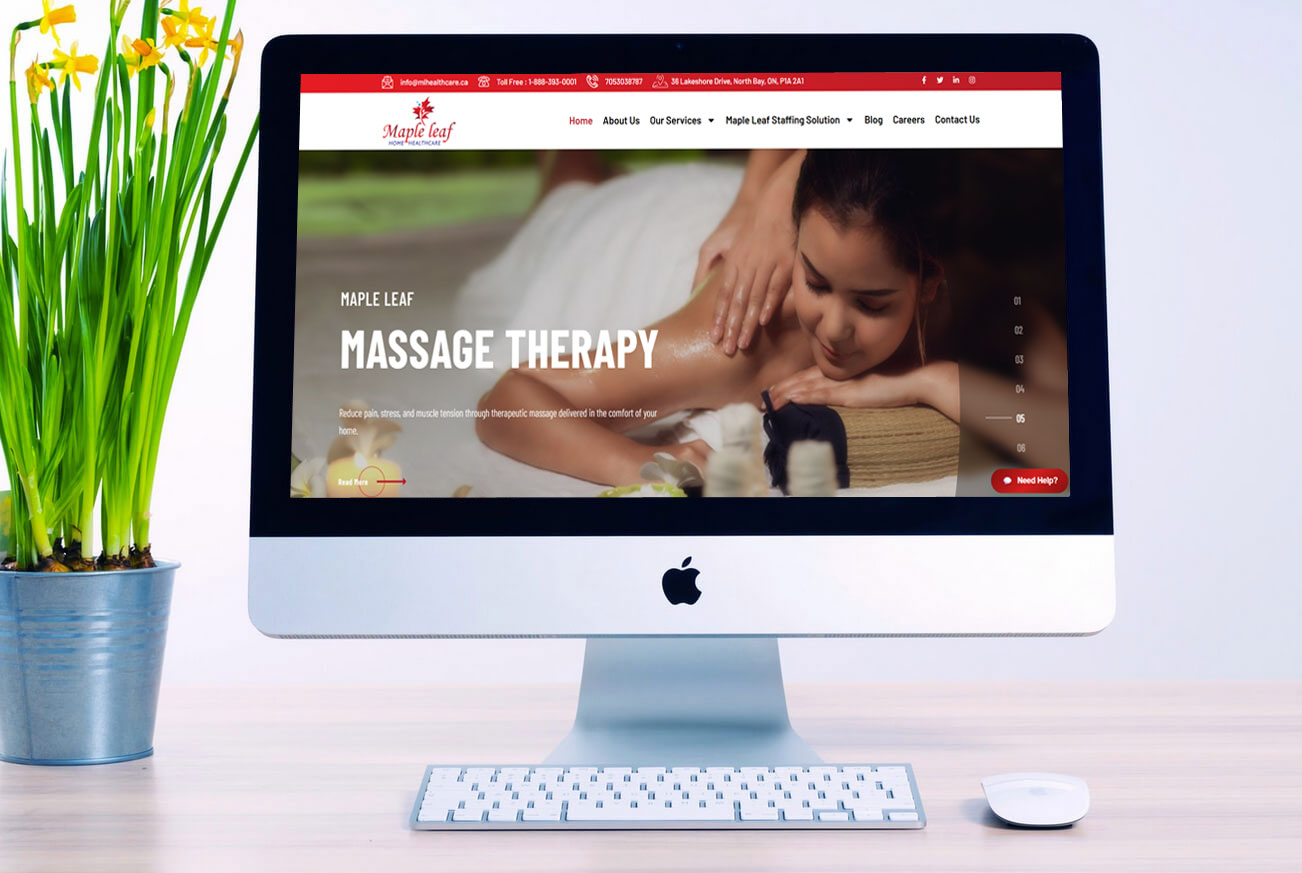 Healthcare Business Website Design
