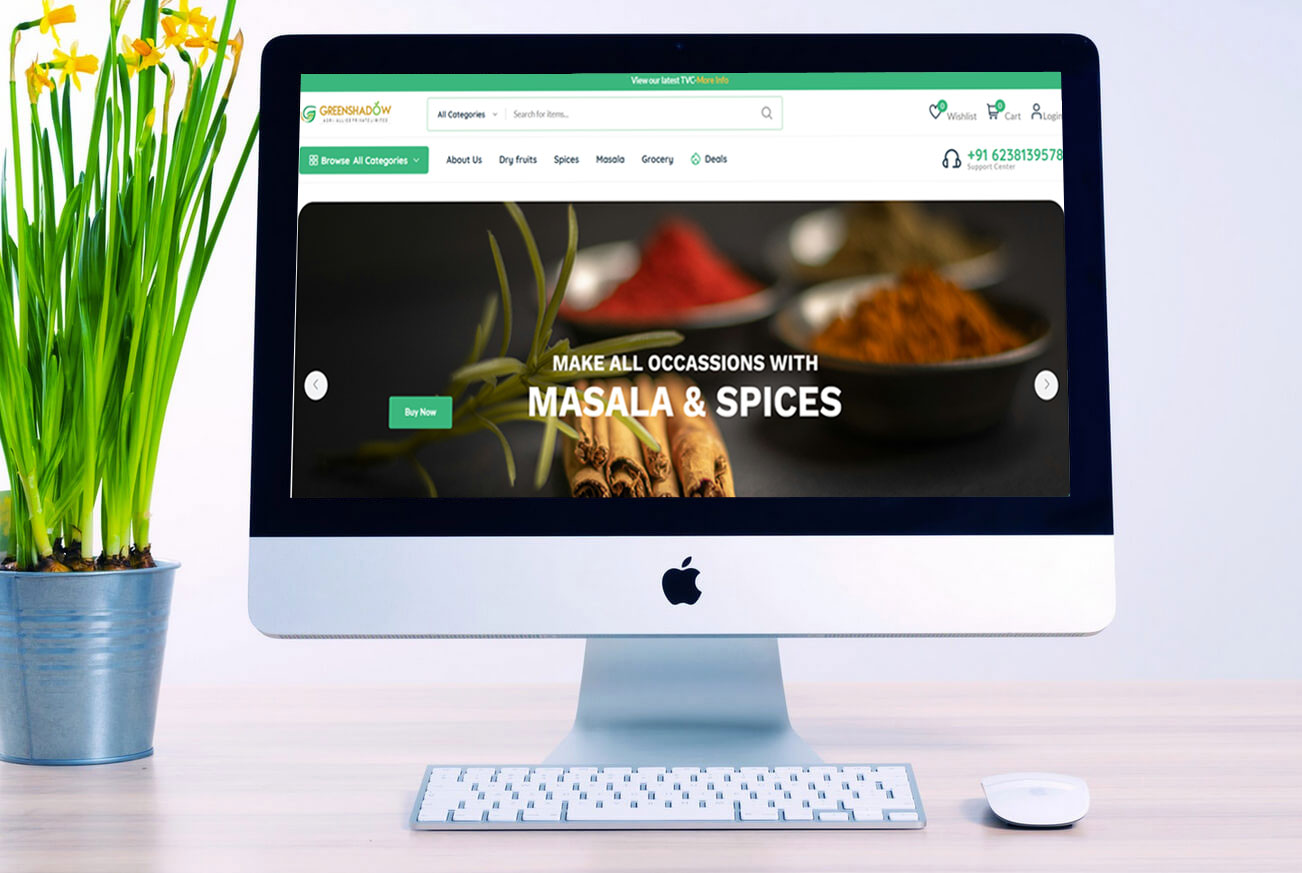 Masala & Spices Business Website Design