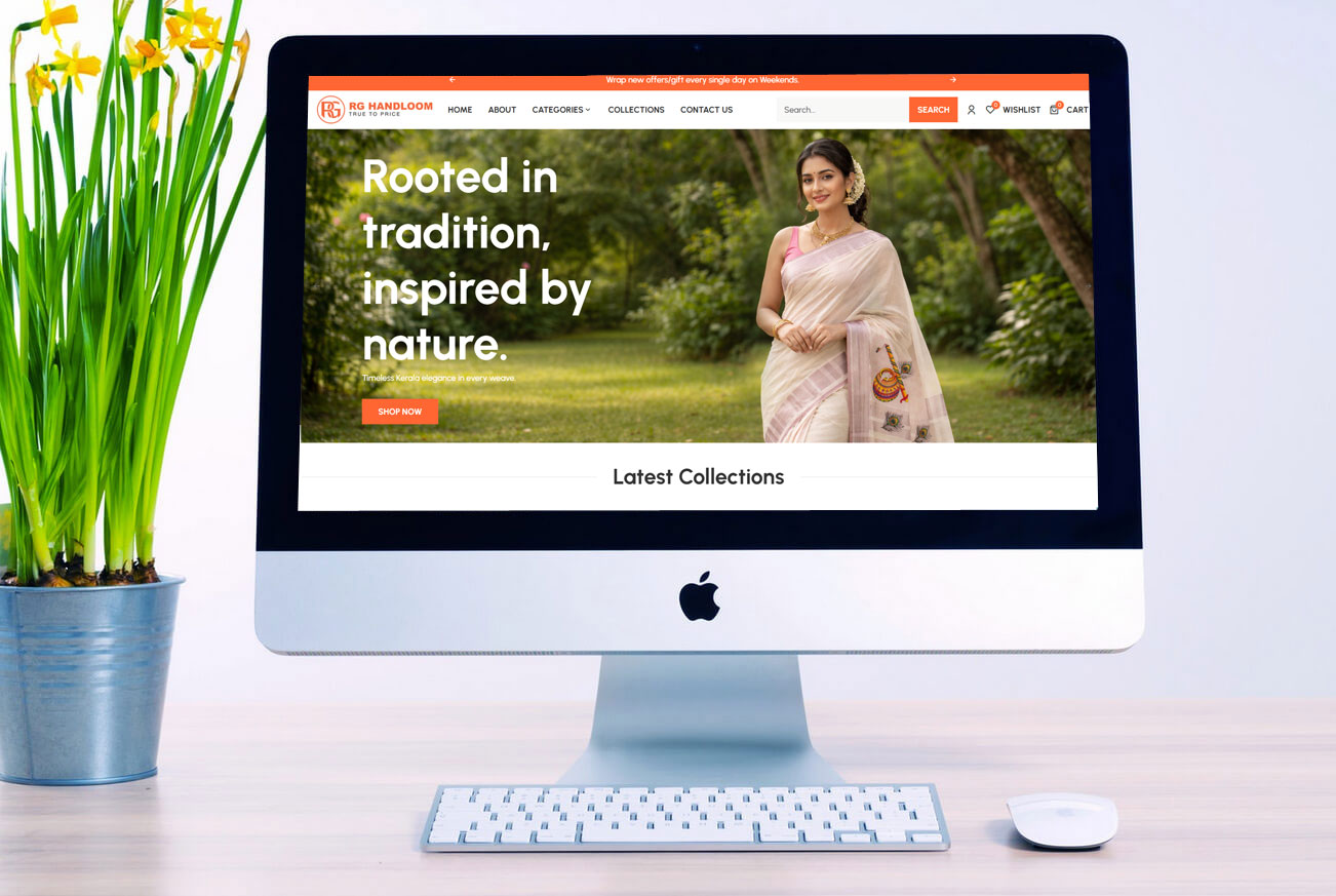 Ecommerce Online Platforms Business Website Design