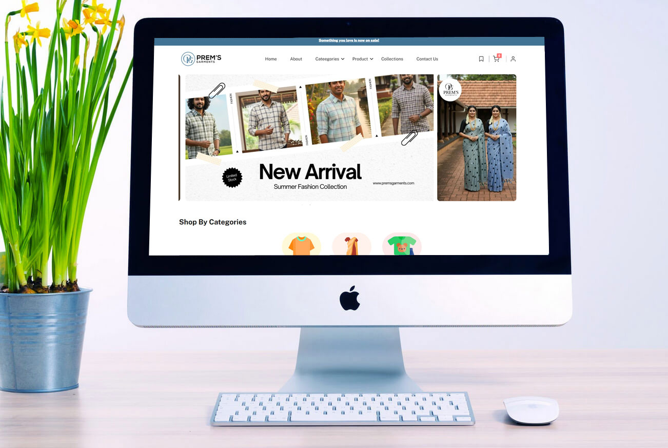 Ecommerce website Online clothing Platforms Business Website Design