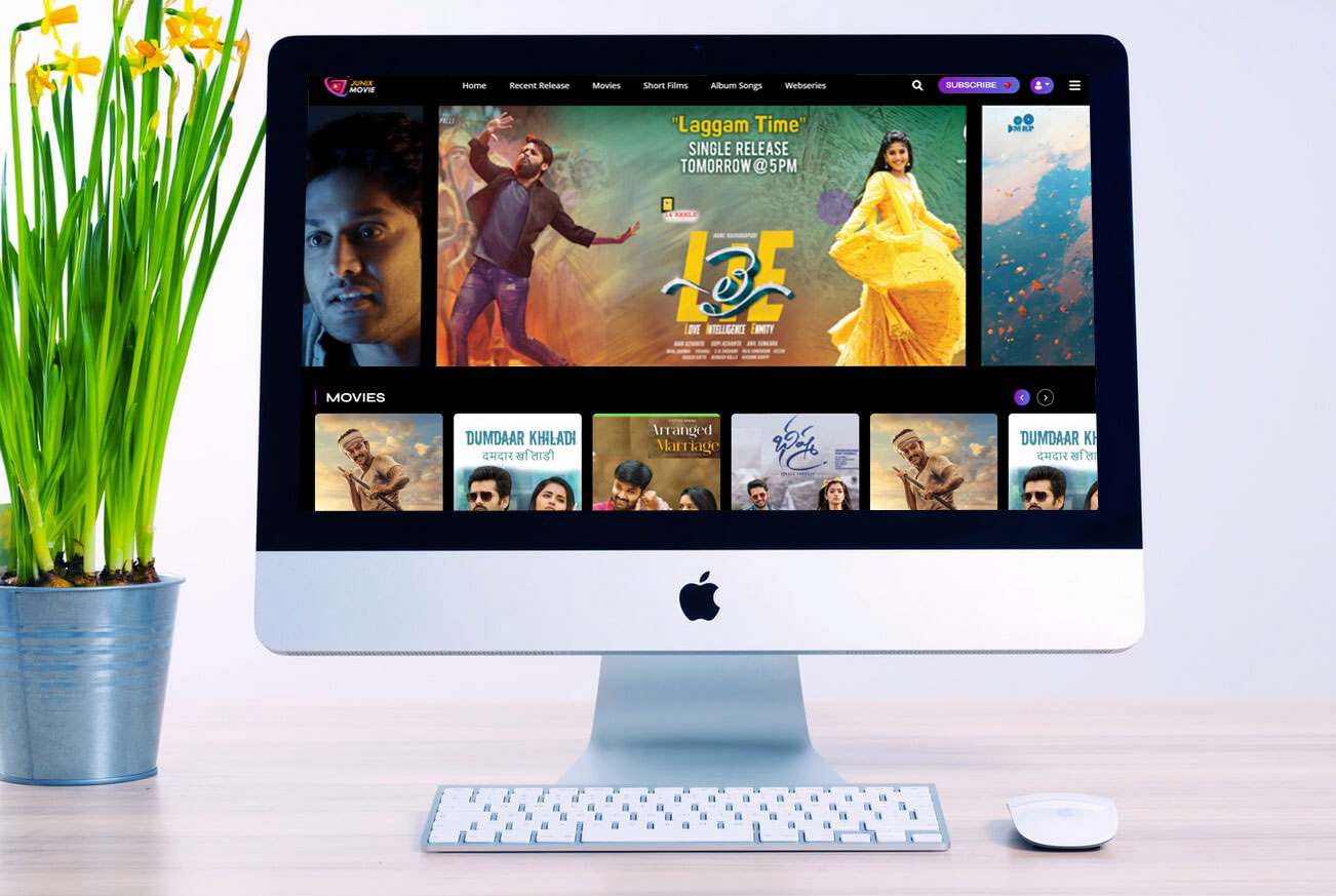 OTT Platforms Business Website Design
