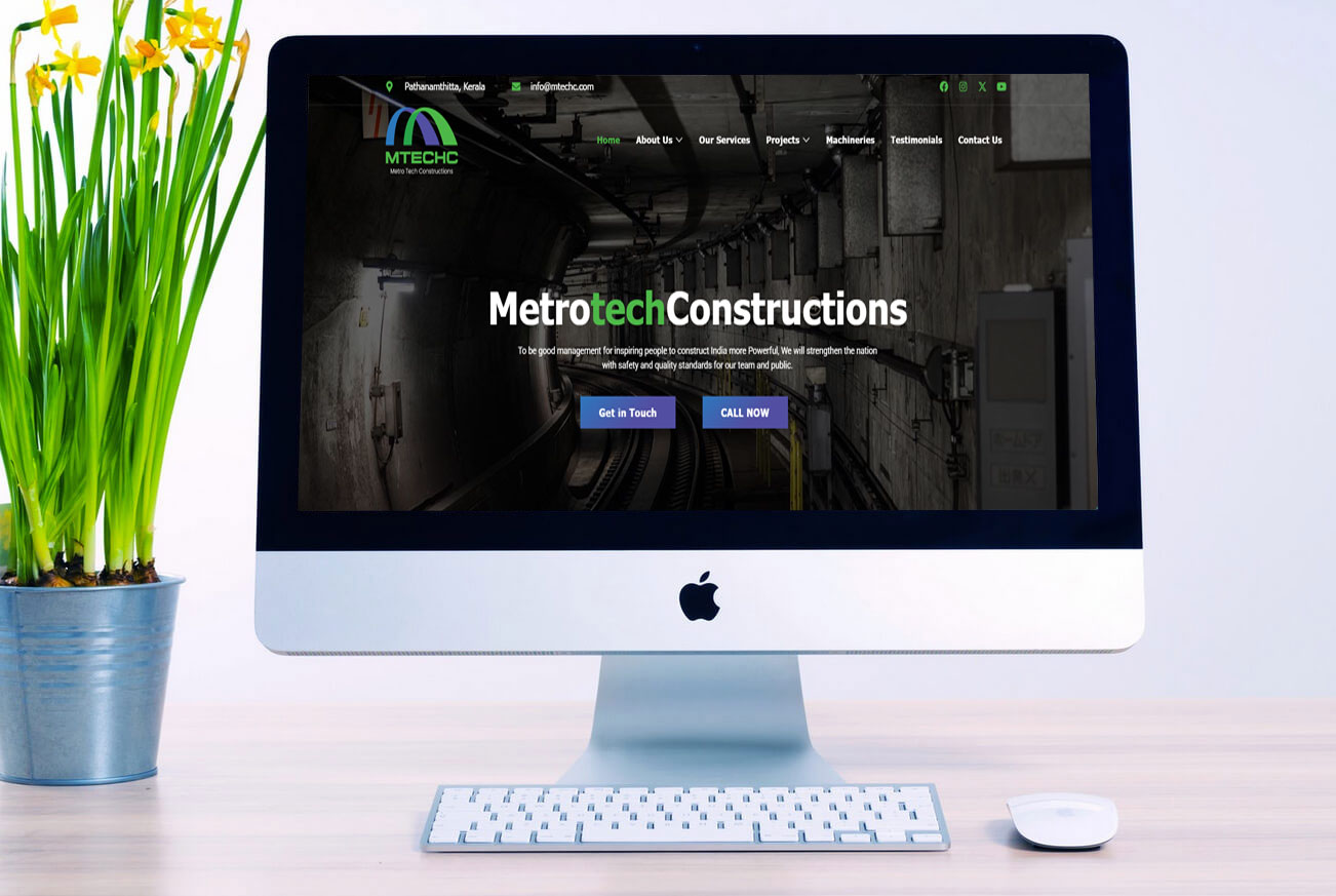 Constructions Business Website Design