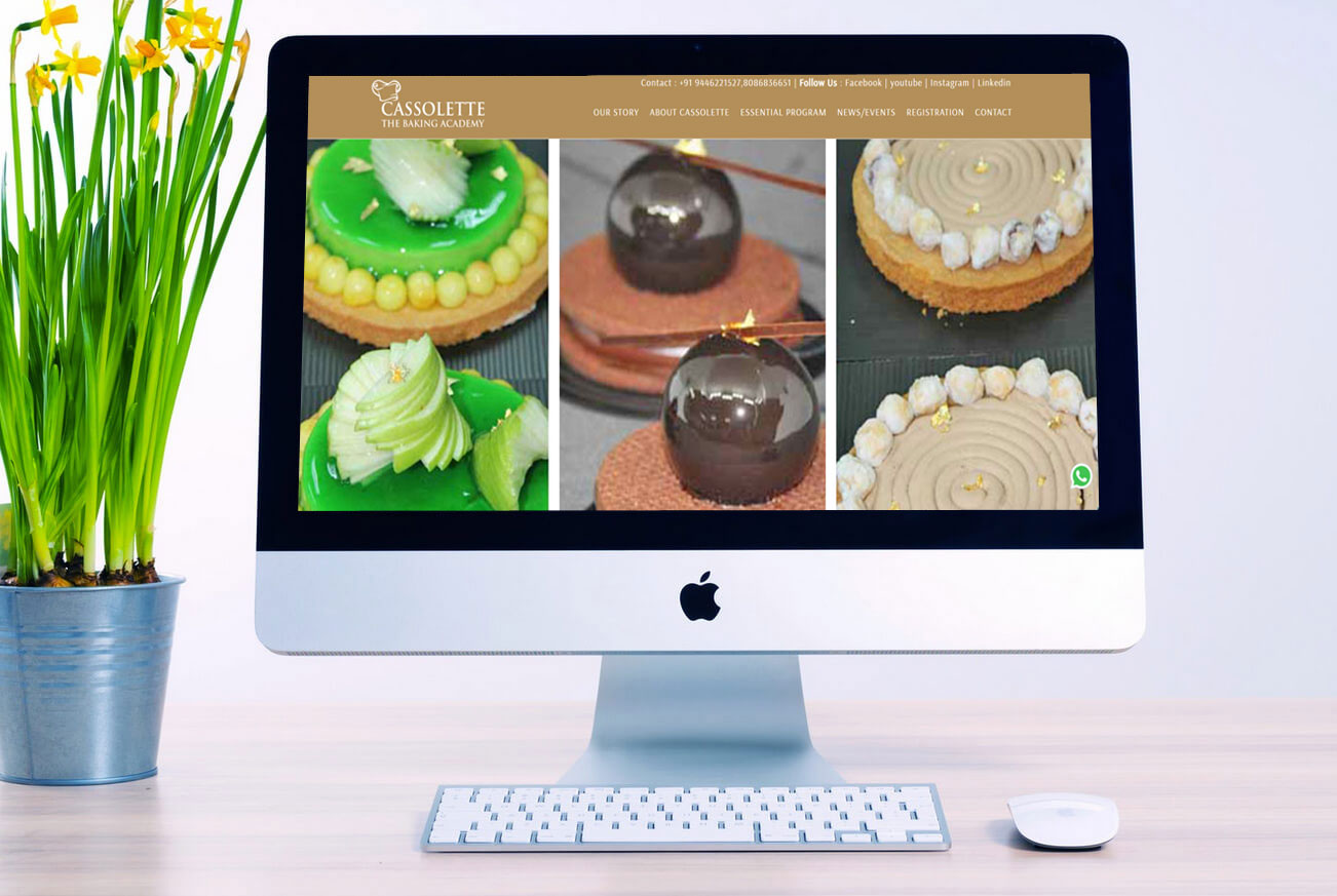 The Baking Academy Business Website Design