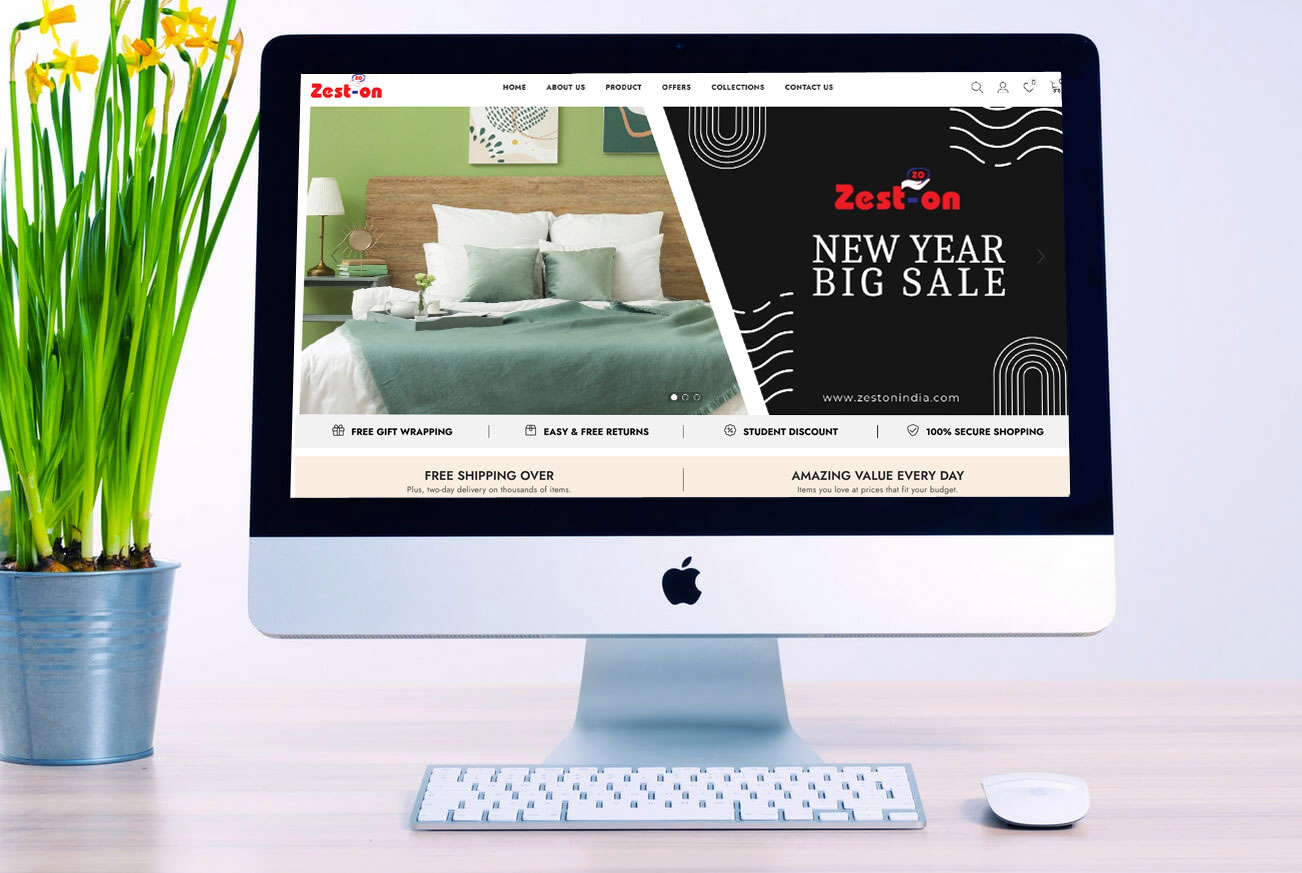 Mattress and Pillow Business Website Design