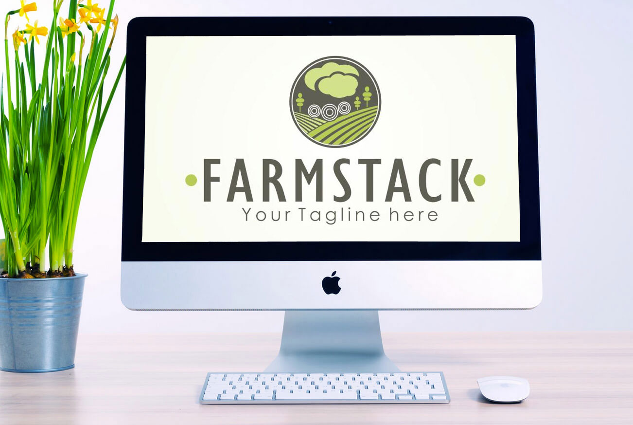 Farmstack Business Logo Design