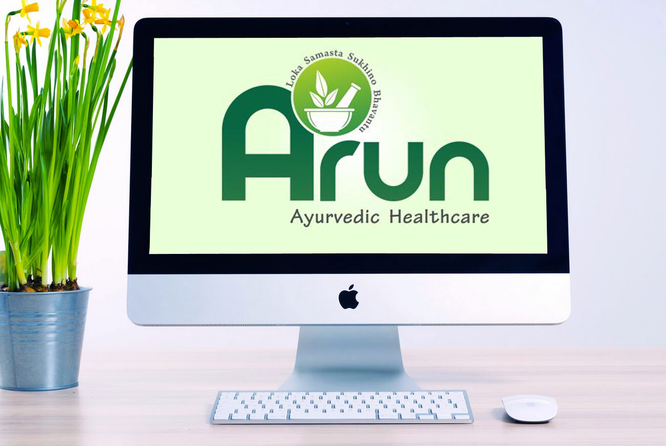 Ayurvedic Healthcare Business Logo Design